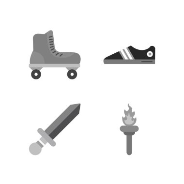 Kişisel ve iletişim için spor ve oyun simgesi...