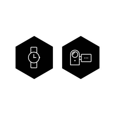 Kişisel ve Ticari Kullanım İçin 2 Elektronik Aygıt Simgesi...