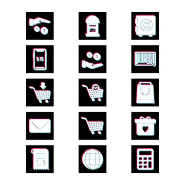 Kişisel ve Ticari Kullanım İçin 15 Simge E- ticaret...