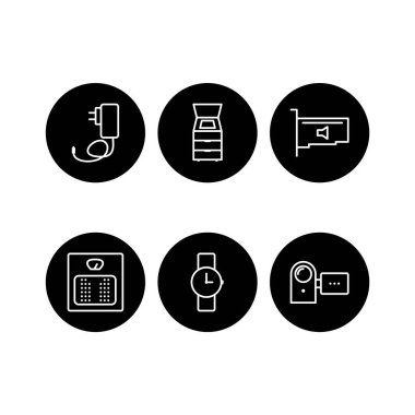 Kişisel ve Ticari Kullanım İçin 6 Simge Elektronik Aygıt...