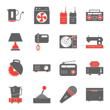 Kişisel ve Ticari Kullanım İçin 16 Elektronik Aygıt Simgesi...