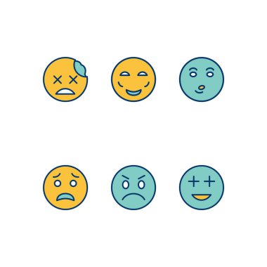 Kişisel ve Ticari Kullanım İçin 6 Emoji Simgesi...