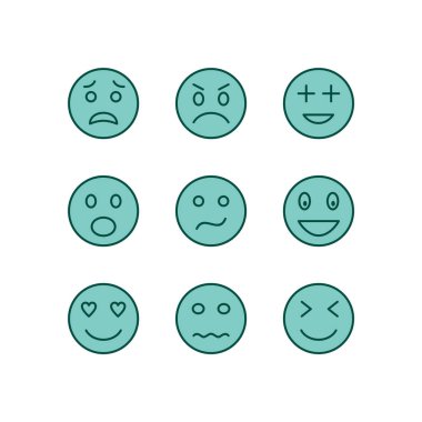 Kişisel ve Ticari Kullanım İçin 9 Emoji Simgesi...