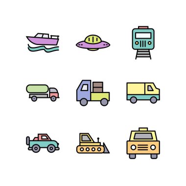 Kişisel ve ticari kullanım için simge taşıma...