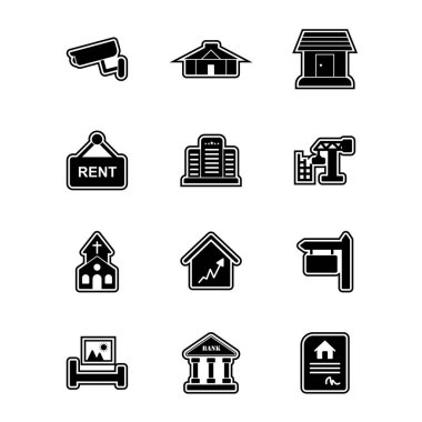 Kişisel ve Ticari Kullanım İçin 12 Emlak Simgesi...