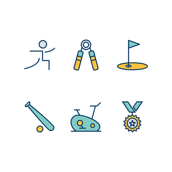 Icon set of sports and games for personal and commmercial use...