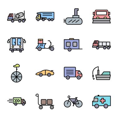 Kişisel ve ticari kullanım için simge taşıma...