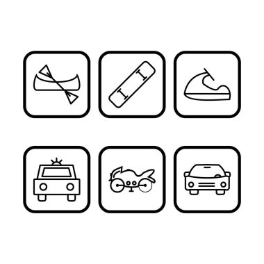 Kişisel ve ticari kullanım için simge taşıma...