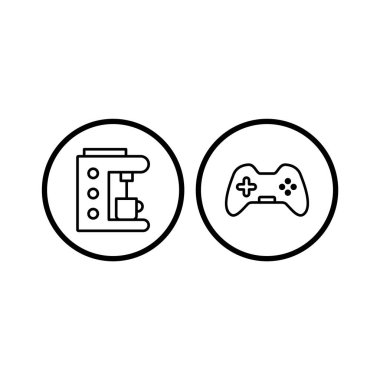 Kişisel ve Ticari Kullanım İçin 2 Elektronik Aygıt Simgesi...