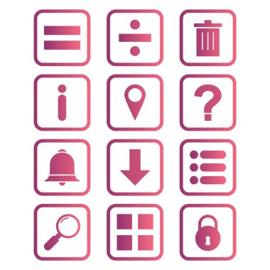 Kişisel ve Ticari Kullanım İçin 12 Temel Element Simgesi...