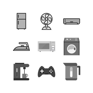 Kişisel ve Ticari Kullanım İçin 9 Elektronik Aygıt Simgesi...