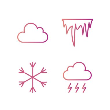 Kişisel ve Ticari Kullanım İçin 4 Hava Simgesi...