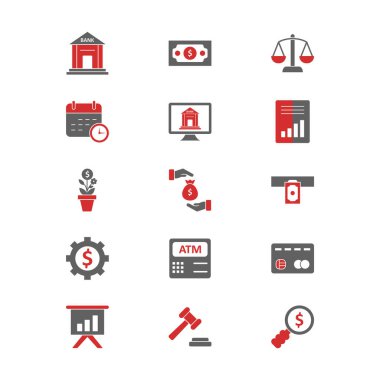 Kişisel ve Ticari Kullanım İçin 15 Bankacılık Simgesi...