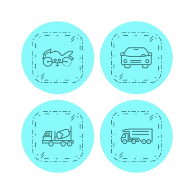 Kişisel ve ticari kullanım için simge taşıma...