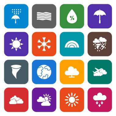 Kişisel ve Ticari Kullanım İçin 16 Hava Simgesi...