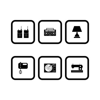 Kişisel ve Ticari Kullanım İçin 6 Elektronik Aygıt Simgesi...