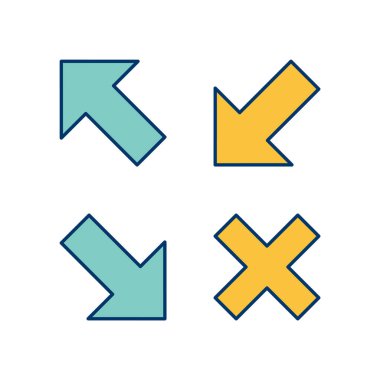 Kişisel ve Ticari Kullanım İçin 4 Temel Element Simgesi...