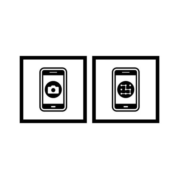 Mobiele Apps Pictogrammen Voor Persoonlijk Commercieel Gebruik — Stockvector