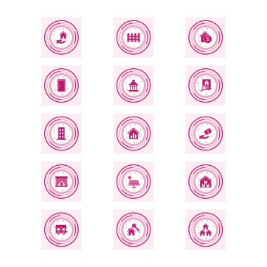 Kişisel ve ticari kullanım için 15 Simge Emlak...