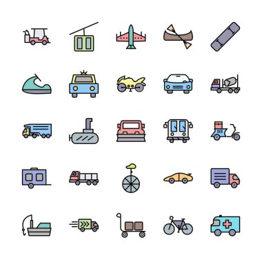 Kişisel ve ticari kullanım için simge taşıma...