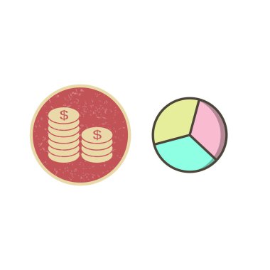 Kişisel ve Ticari Kullanım İçin 2 İş Simgesi...