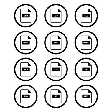 Kişisel ve Ticari Kullanım için 12 Simge dosya biçimi...