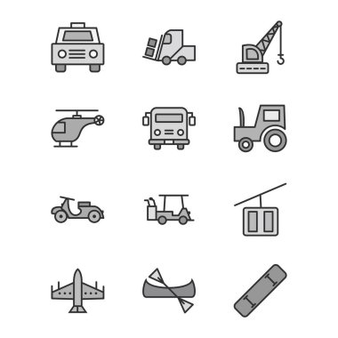 Kişisel ve ticari kullanım için simge taşıma...