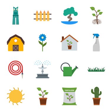 Kişisel ve Ticari Kullanım İçin 16 Simge Bahçe...