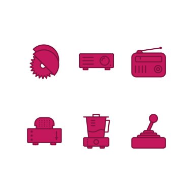 Kişisel ve Ticari Kullanım İçin 6 Elektronik Aygıt Simgesi...