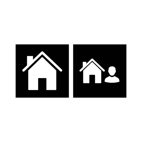 Immobilien Icons Sheet Isolated Auf Weißem Hintergrund — Stockvektor
