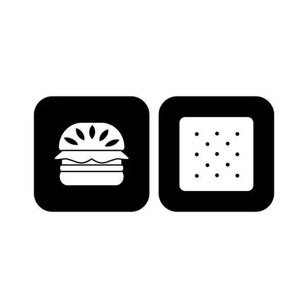 Food Icons Personal Commercial Use — Stock Vector
