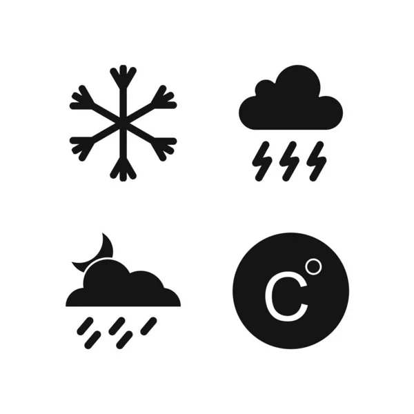 Weather Icons Personal Commercial Use — Stock Vector