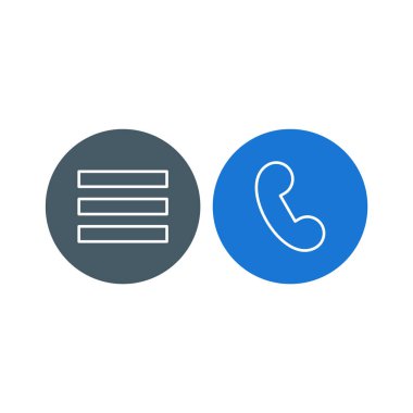 Beyaz Arkaplan Vektörü İzole Edilmiş Elementler Üzerine 2 temel element seti Simgesi...