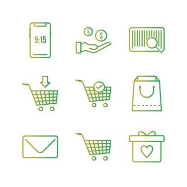 Kişisel ve Ticari Kullanım İçin 9 E-Ticaret Simgesi...