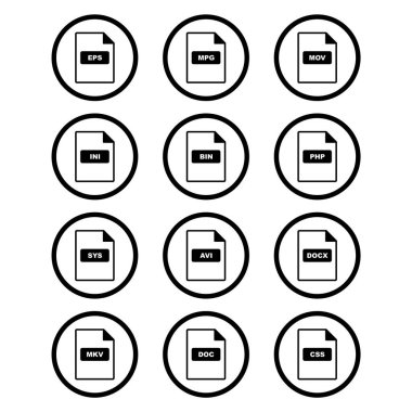 Kişisel ve Ticari Kullanım için 12 Simge dosya biçimi...