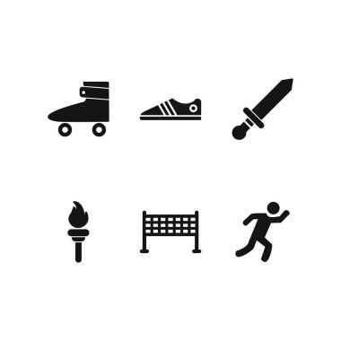 Kişisel ve iletişim için spor ve oyun simgesi...