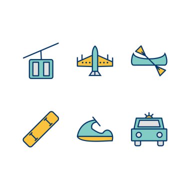 Kişisel ve ticari kullanım için simge taşıma...