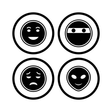 Kişisel ve Ticari Kullanım İçin 4 Emoji Simgesi...