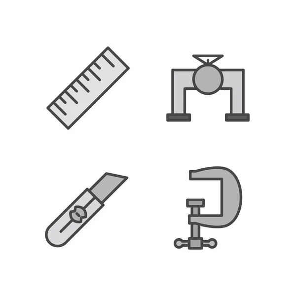 Bau Icons Für Den Persönlichen Und Gewerblichen Gebrauch — Stockvektor
