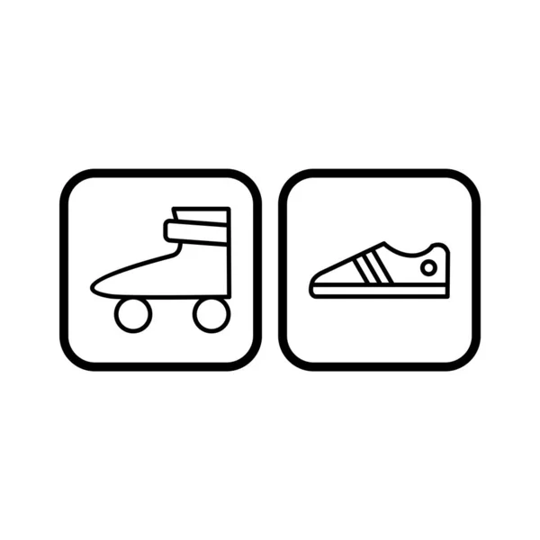 Ikon Set Olahraga Dan Permainan Untuk Penggunaan Pribadi Dan Koma - Stok Vektor