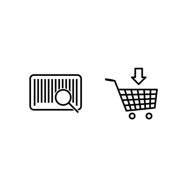 Commerce Symbole Für Den Persönlichen Und Kommerziellen Gebrauch — Stockvektor