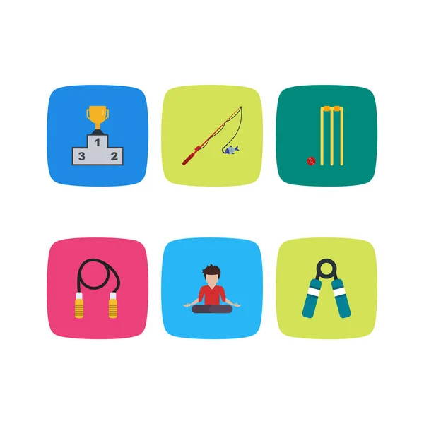 Icon set of sports and games for personal and commmercial use...