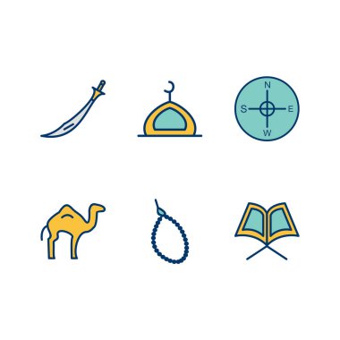 Kişisel ve ticari kullanım için 6 Ramazan Simgesi...