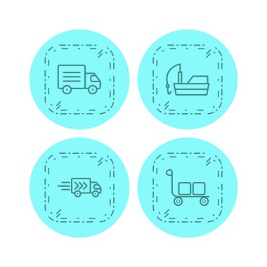 Kişisel ve ticari kullanım için simge taşıma...