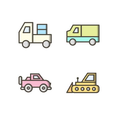 Kişisel ve ticari kullanım için simge taşıma...