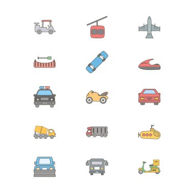 Kişisel ve ticari kullanım için simge taşıma...