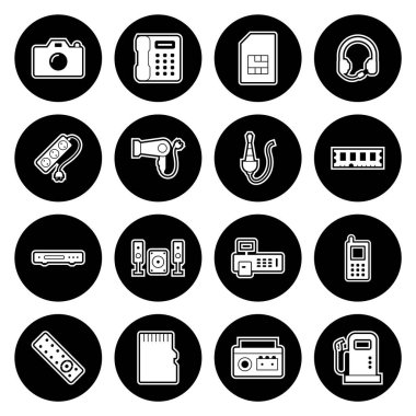 Kişisel ve Ticari Kullanım İçin 16 Elektronik Aygıt Simgesi...