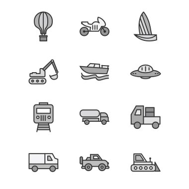 Kişisel ve ticari kullanım için simge taşıma...