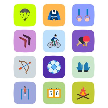 Kişisel ve iletişim için spor ve oyun simgesi...