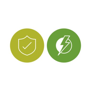 Beyaz Arkaplan Vektörü İzole Edilmiş Elementler Üzerine 2 Hava Durumu Simgesi Ayarları...